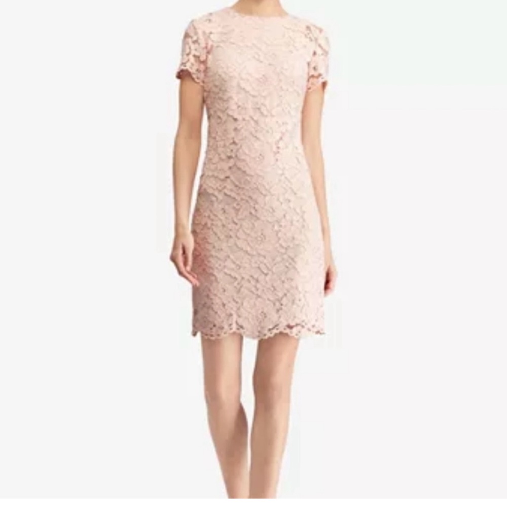 Ralph Lauren Peach color lace dress